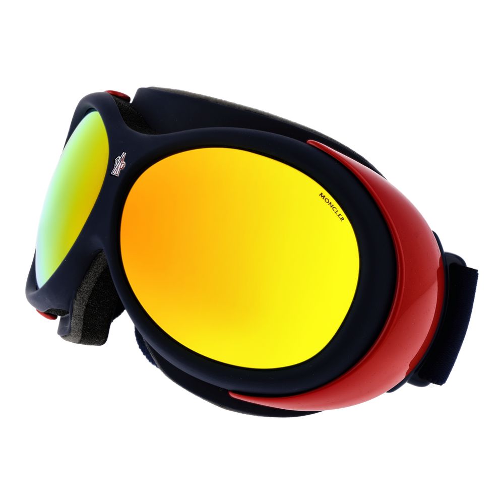 Moncler Sonnenbrille aus rotem Kunststoff