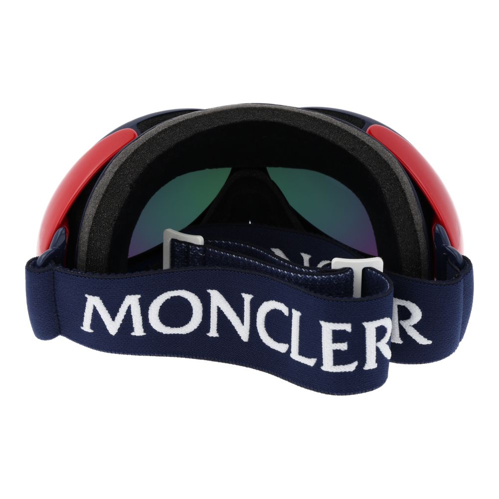 Moncler Sonnenbrille aus rotem Kunststoff