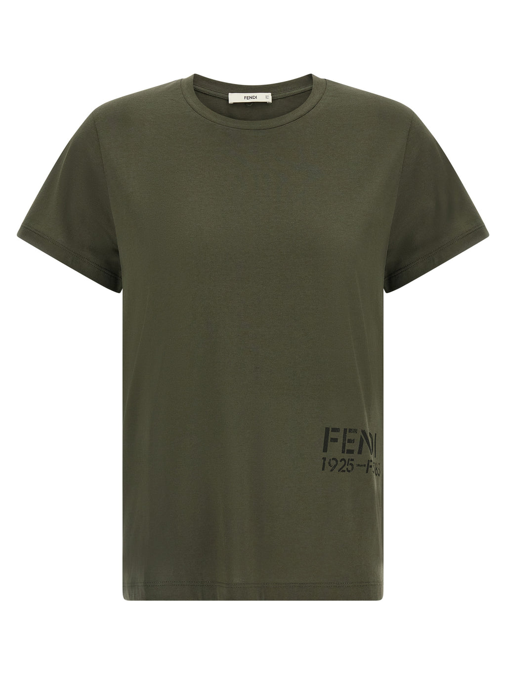 Fendi Bicolor Baumwoll-T-Shirt