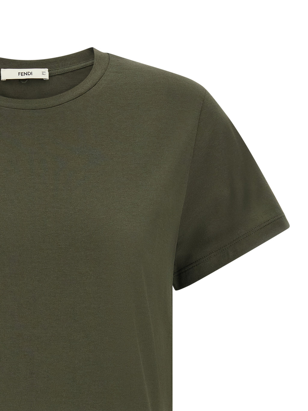Fendi Bicolor Baumwoll-T-Shirt