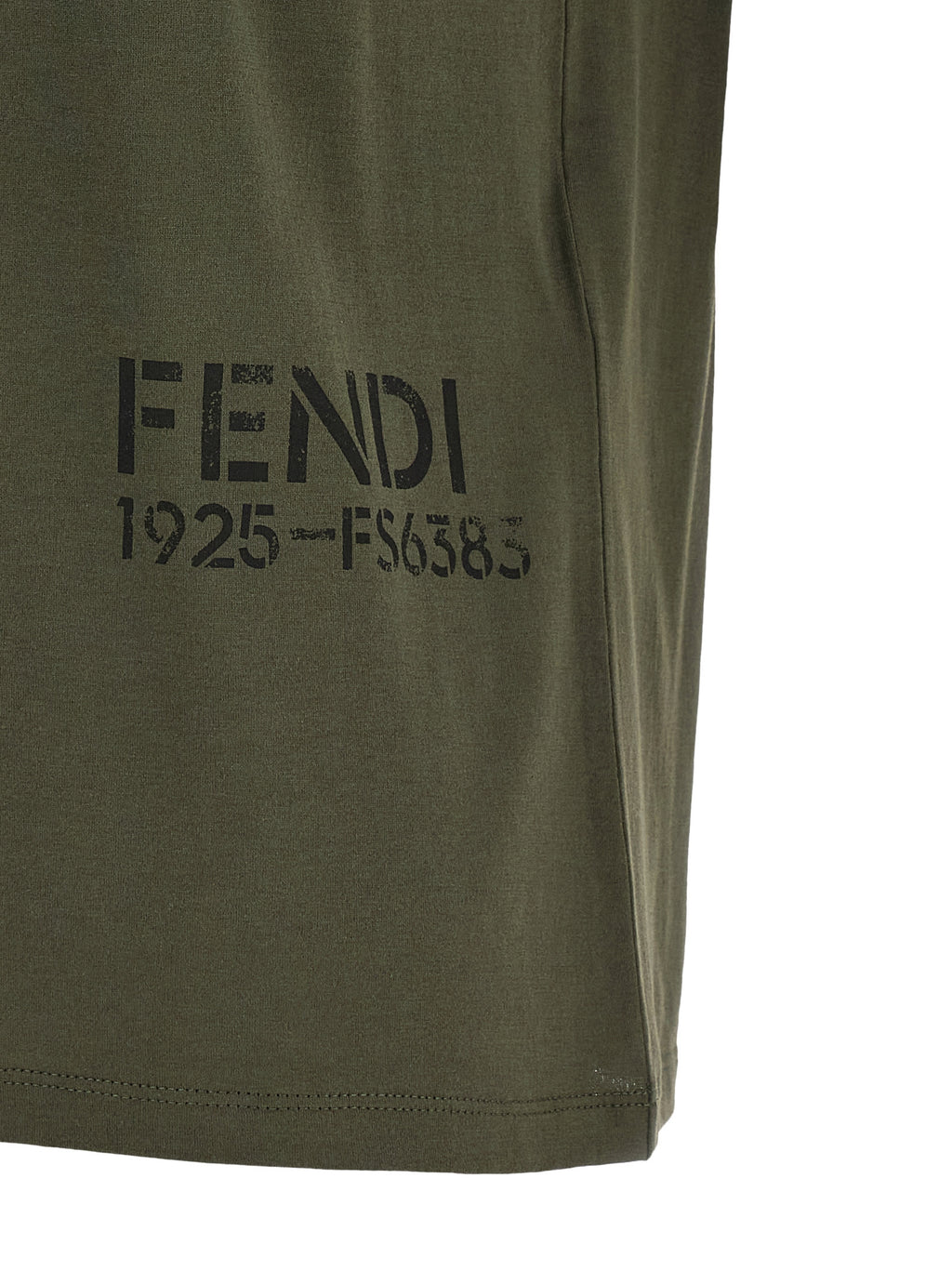 Fendi Bicolor Baumwoll-T-Shirt