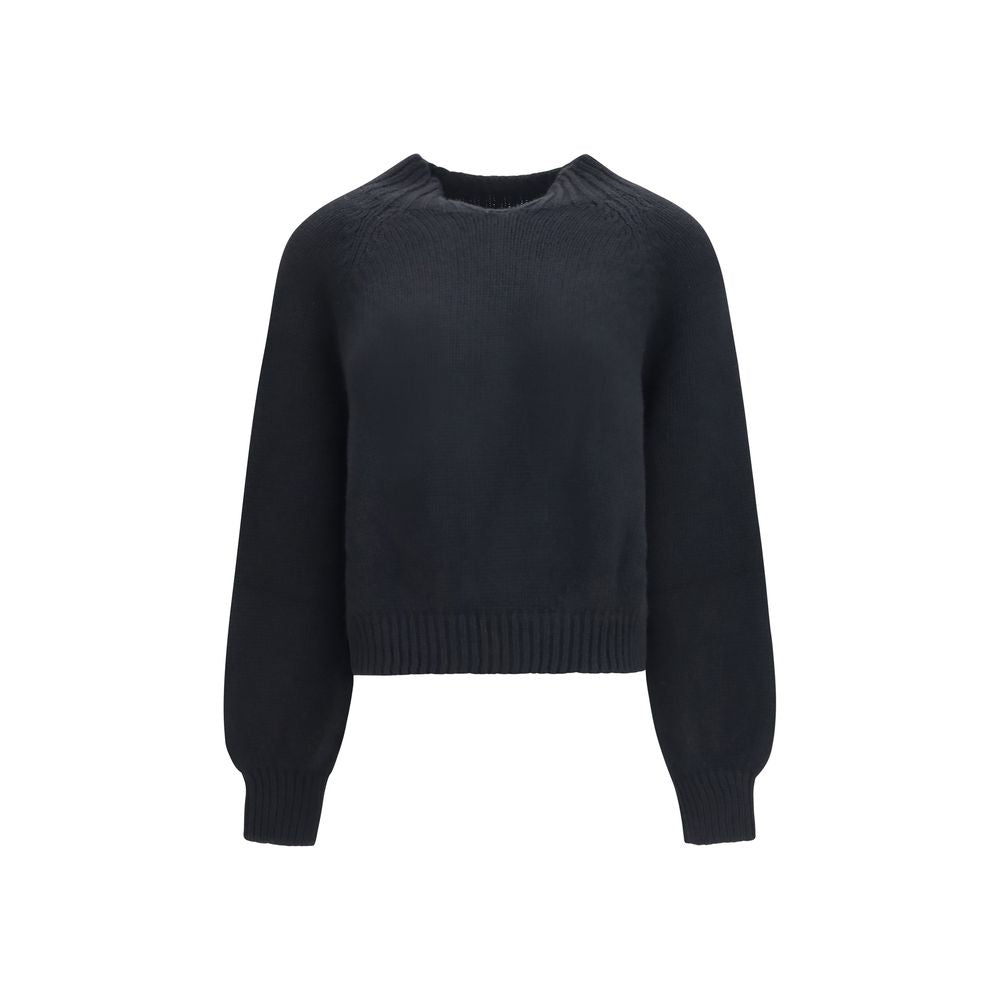 Khaite Black Cashmere Sweater