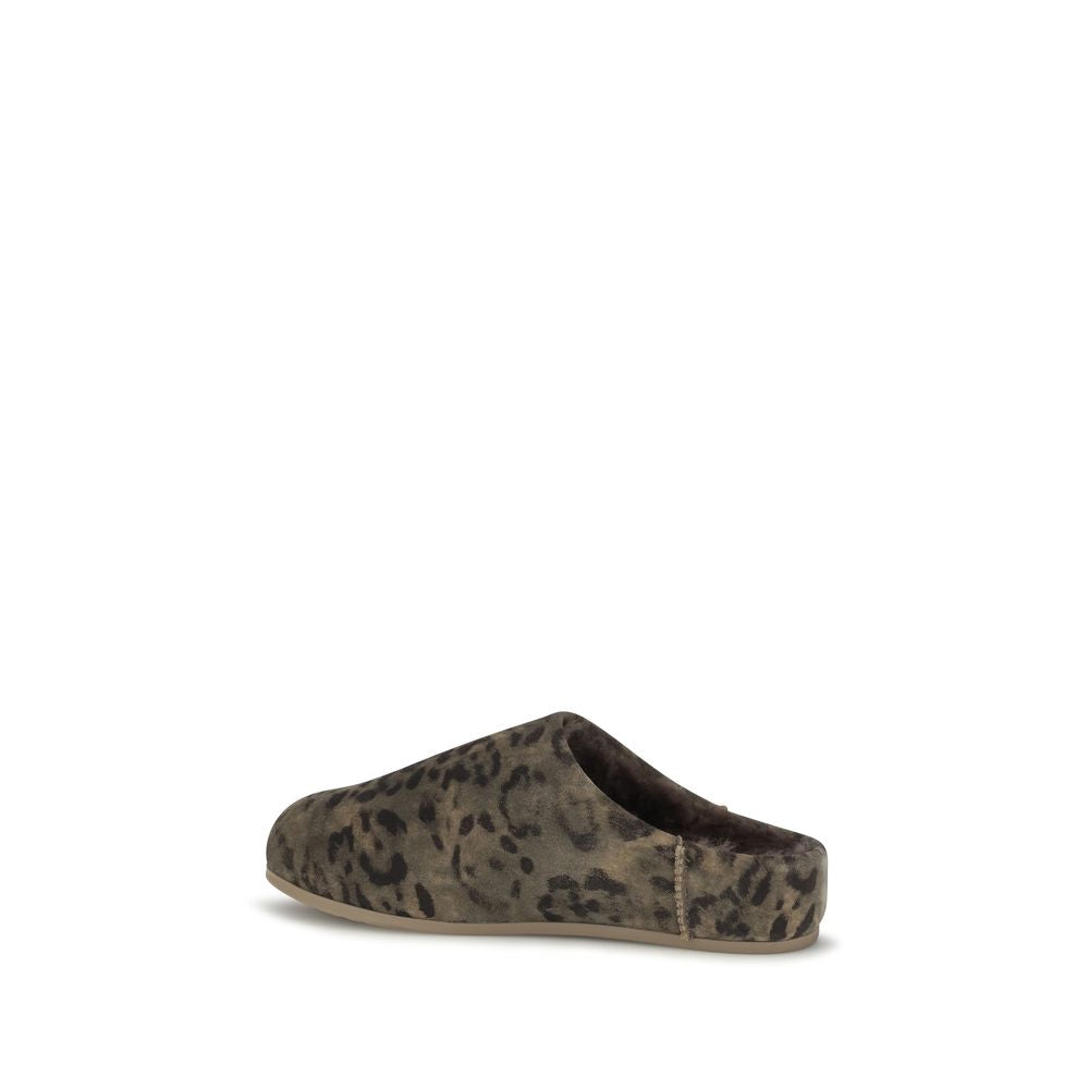 UGG Braune Wildleder-Pantoletten