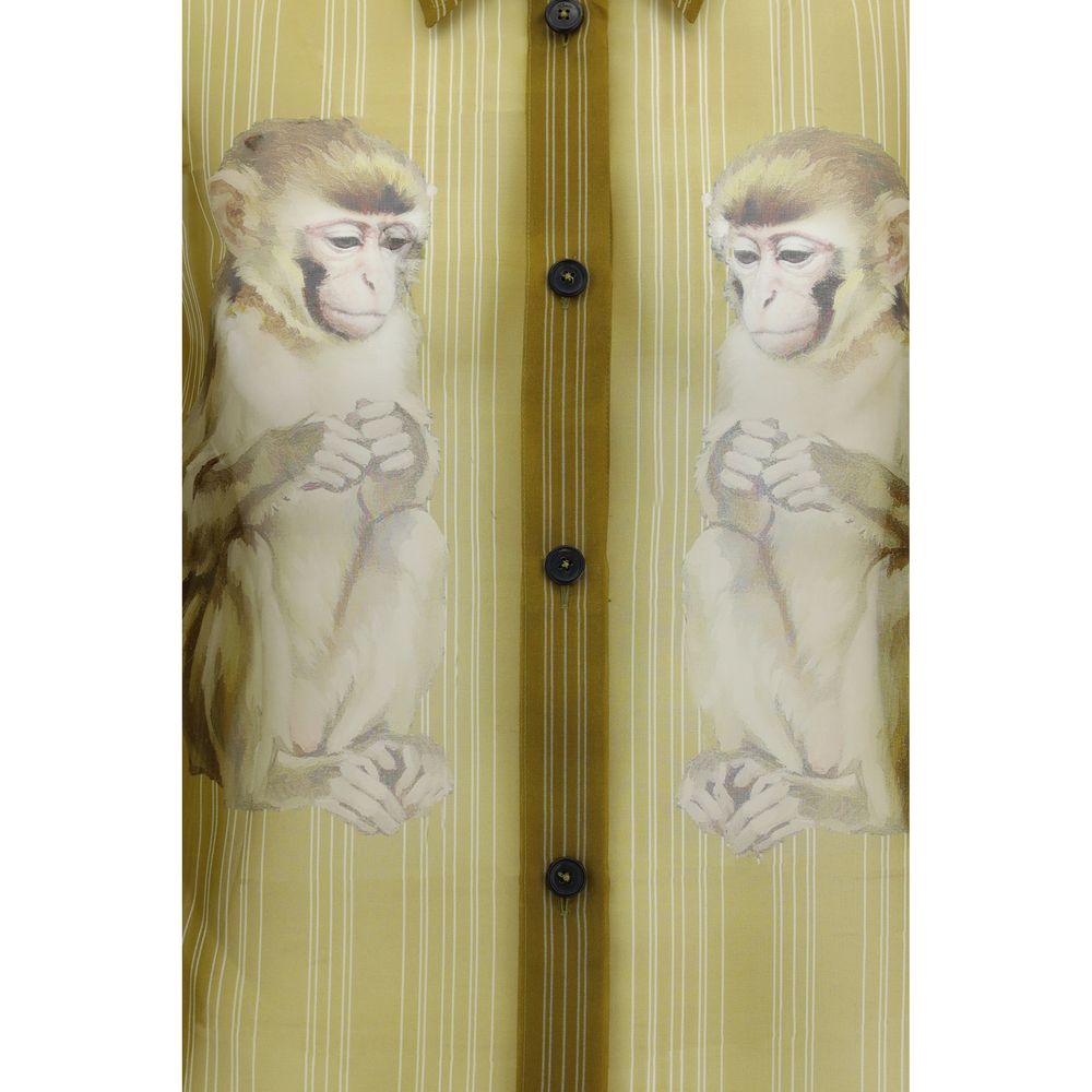 Khaite Seidenkleidhemd in Beige