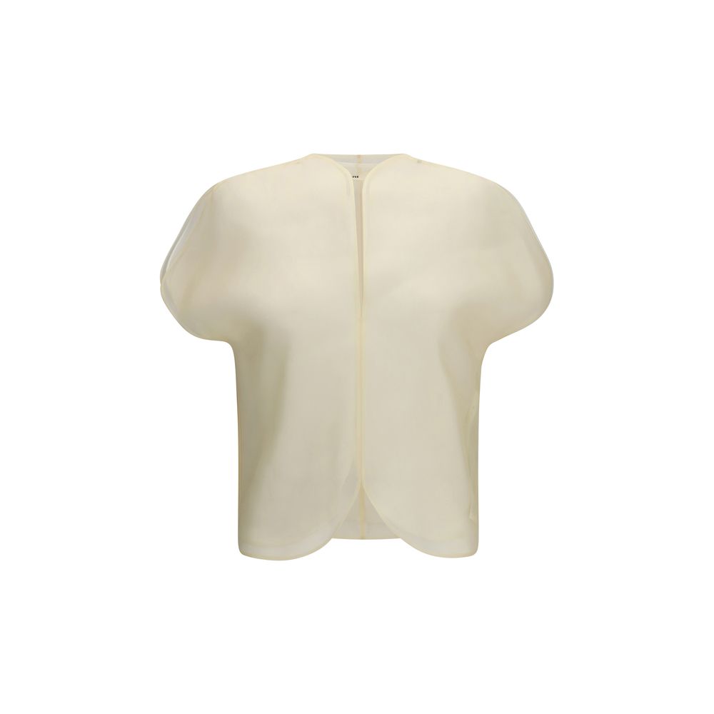 Khaite Seidenbluse in Beige