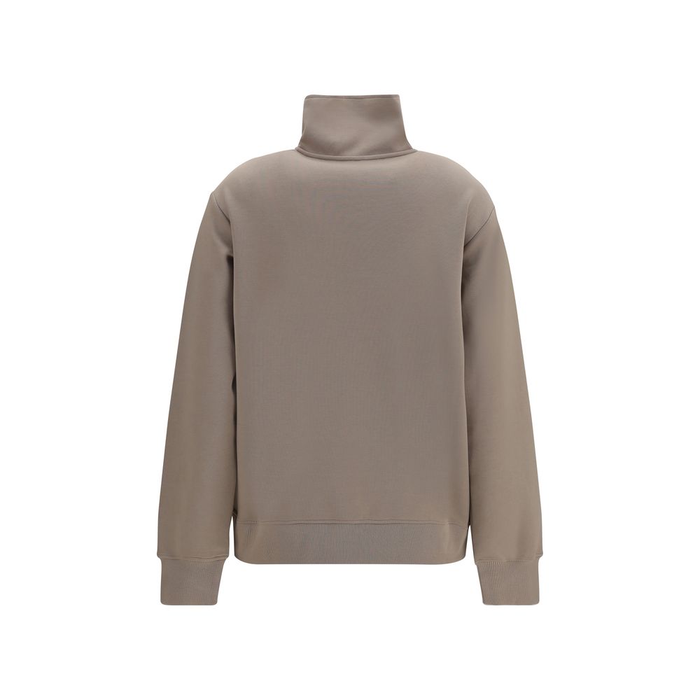 'S Max Mara Beigefarbenes Baumwoll-Sweatshirt