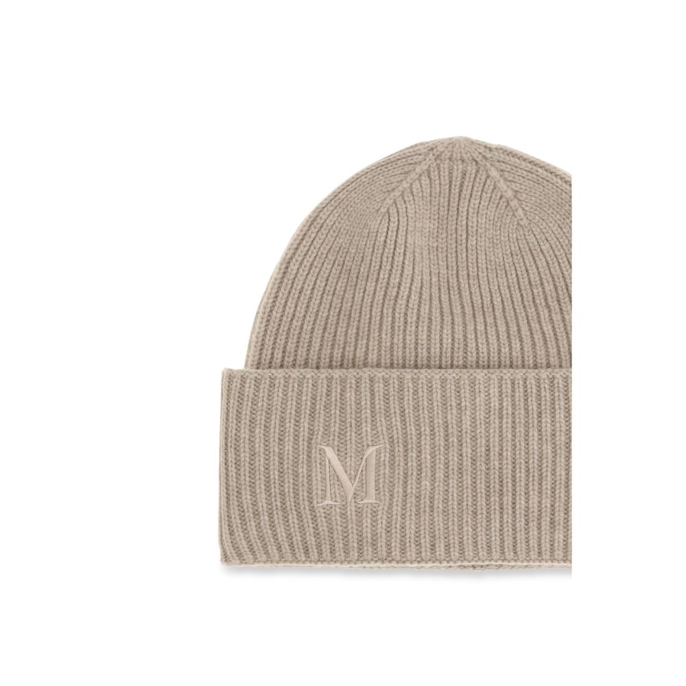 Max Mara Beanie aus Kaschmir in Beige