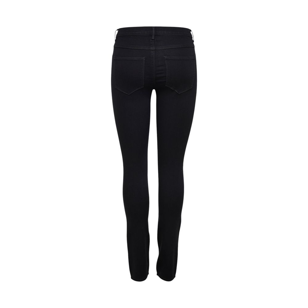Nur schwarze Skinny Jeans aus Viskose