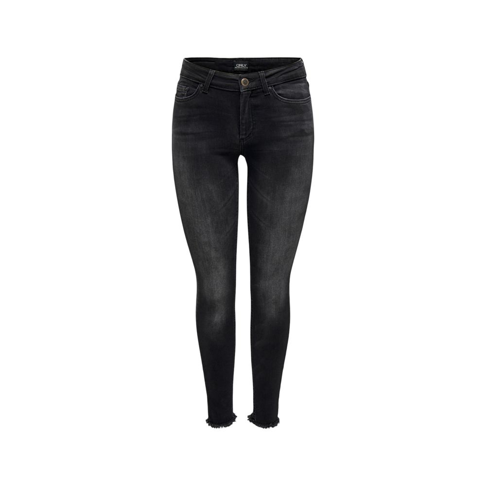 Nur schwarze Skinny Jeans aus Baumwolle