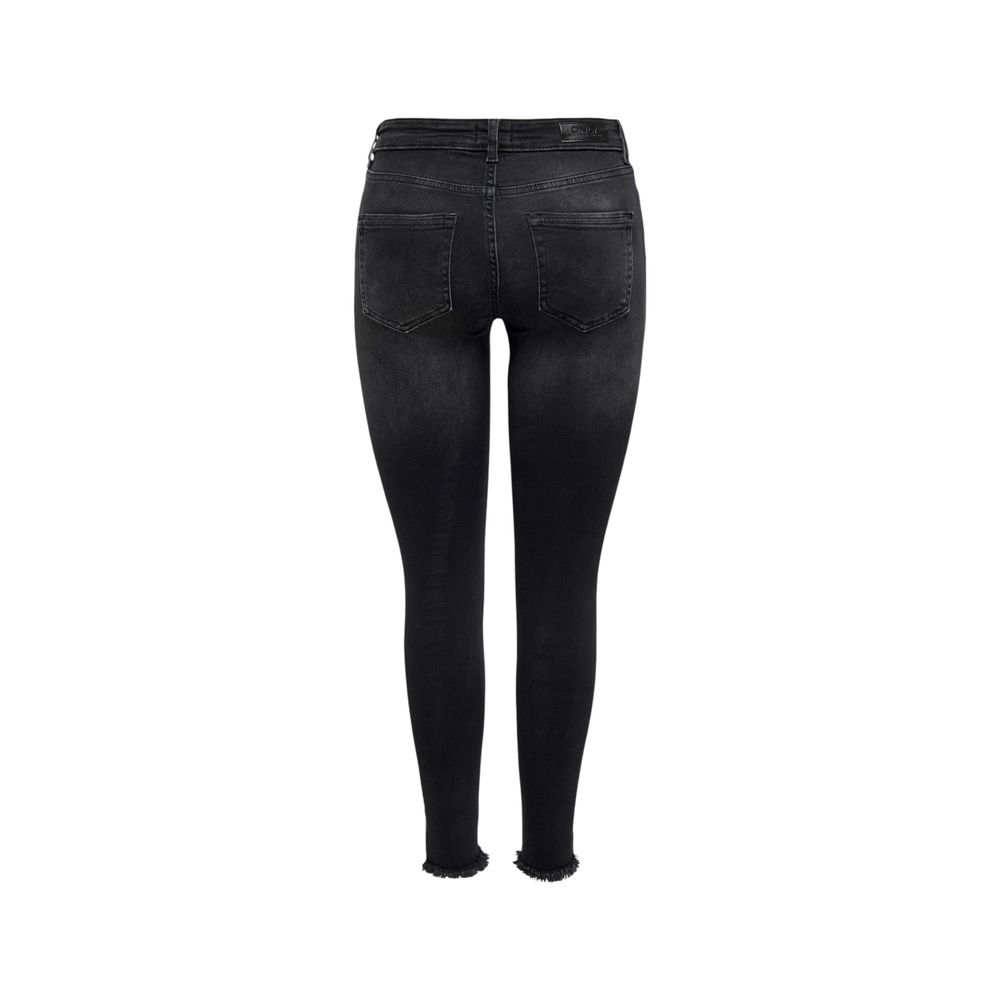 Nur schwarze Skinny Jeans aus Baumwolle