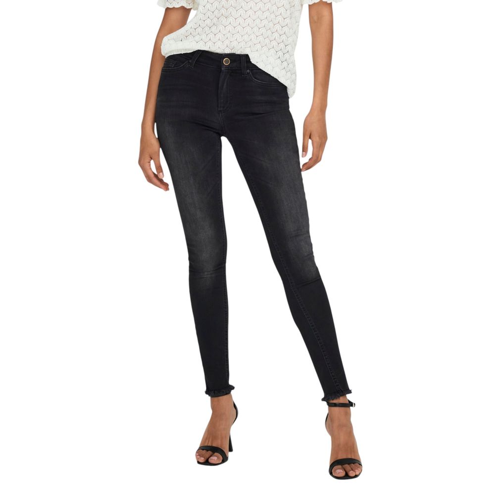 Nur schwarze Skinny Jeans aus Baumwolle
