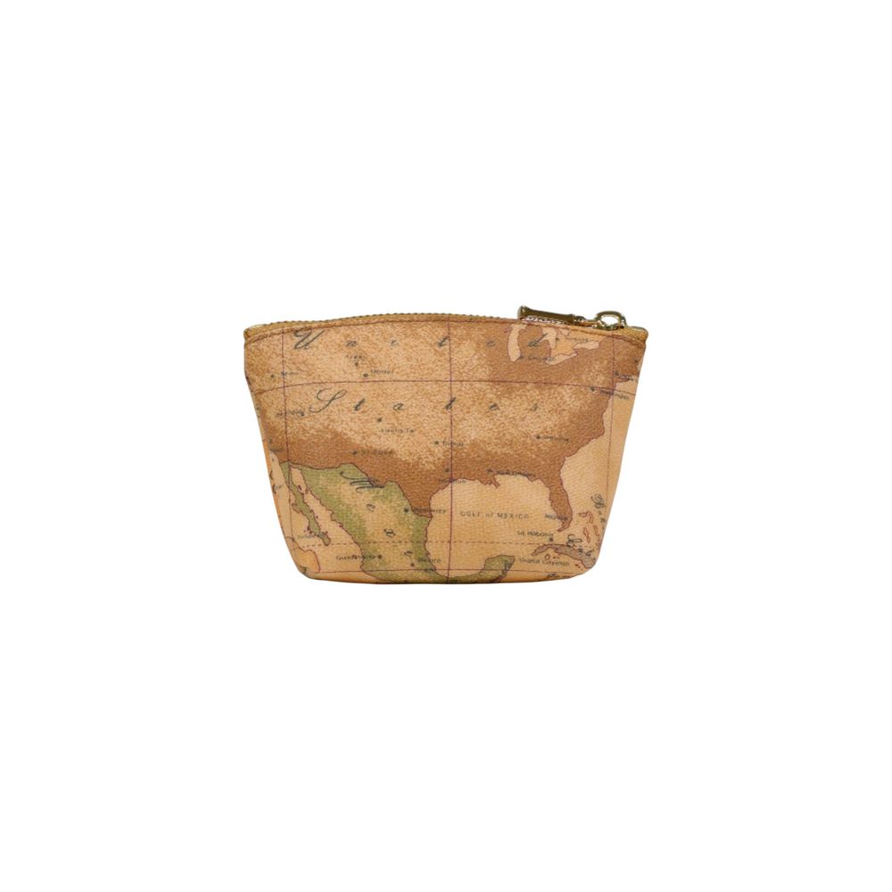 Alviero Martini Prima Classe Beige Baumwoll-Clutch