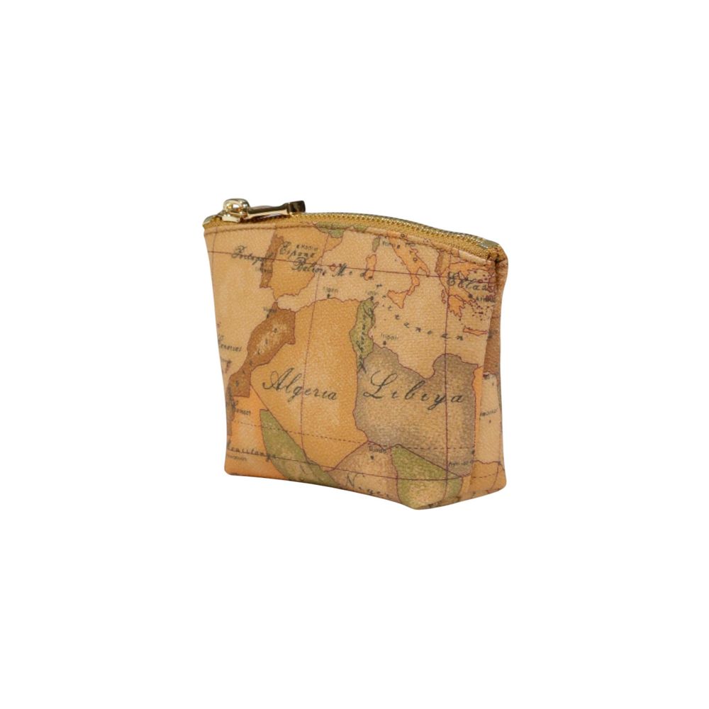 Alviero Martini Prima Classe Beige Baumwoll-Clutch