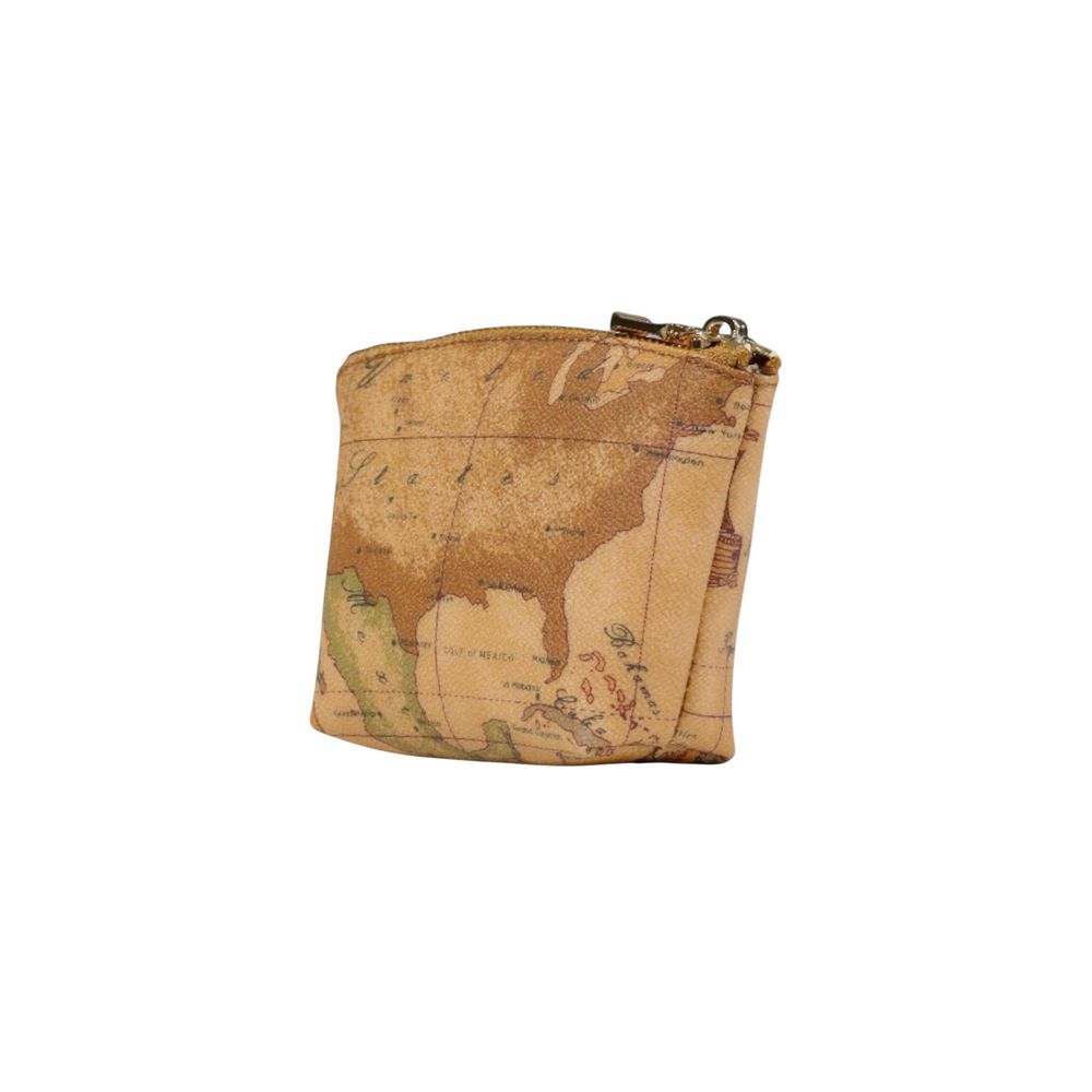 Alviero Martini Prima Classe Beige Baumwoll-Clutch