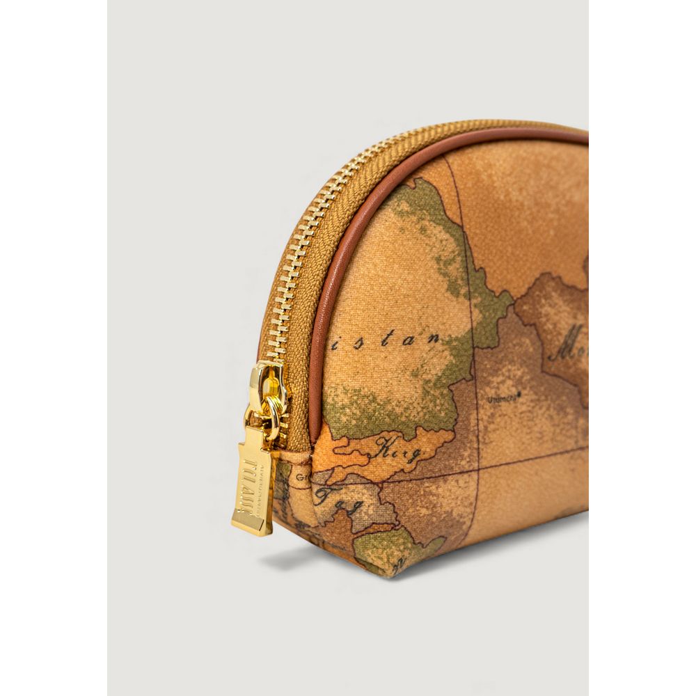 Alviero Martini Prima Classe Beige Baumwoll-Clutch