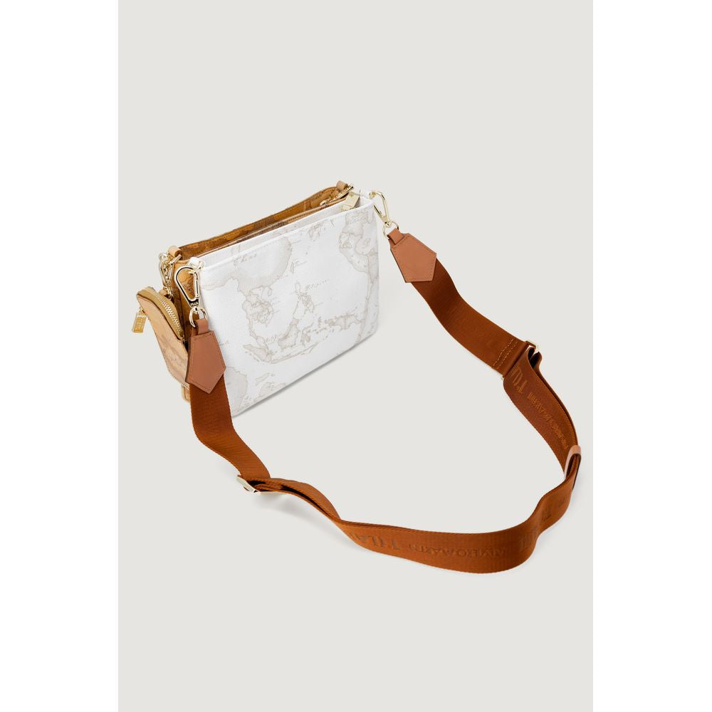Alviero Martini Prima Classe Beigefarbene Lederhandtasche