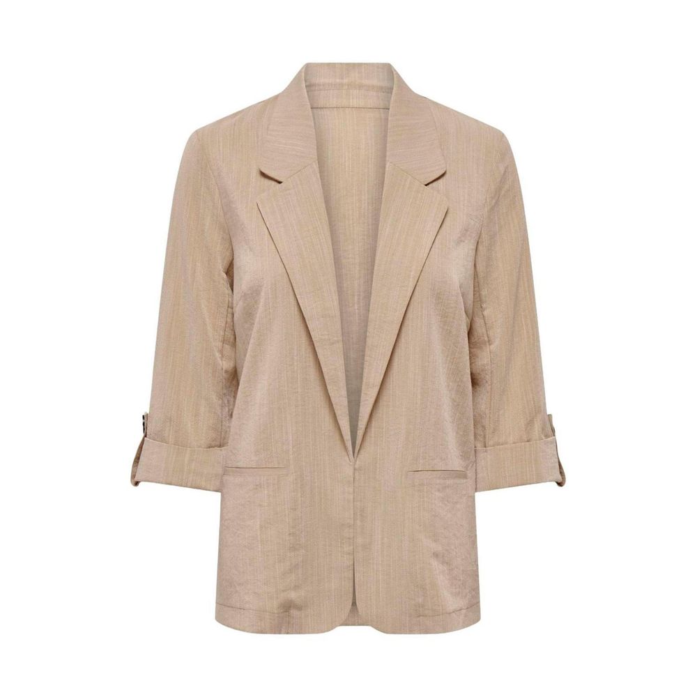 Nur beiger Viskose-Blazer