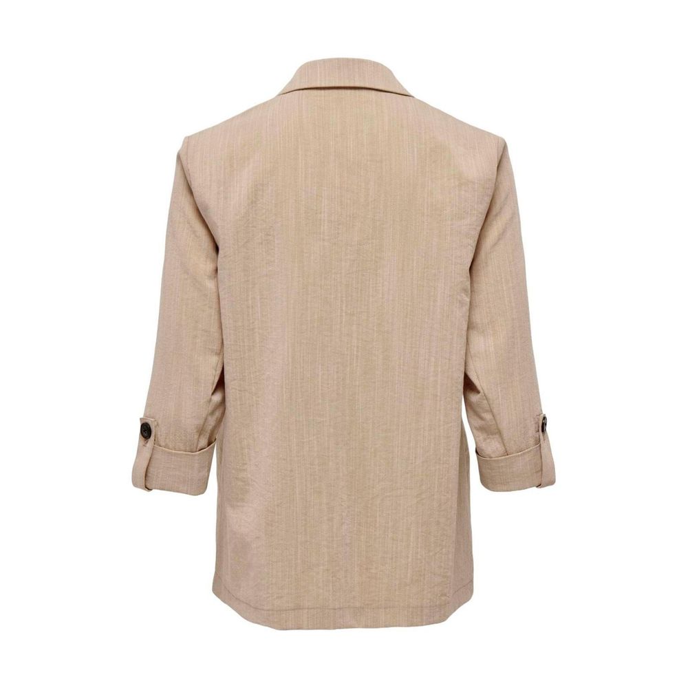 Nur beiger Viskose-Blazer