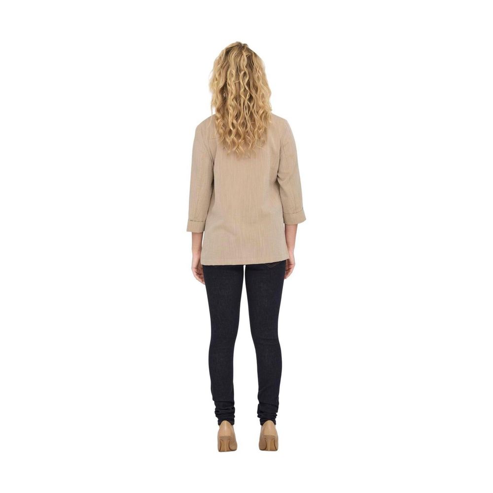 Nur beiger Viskose-Blazer