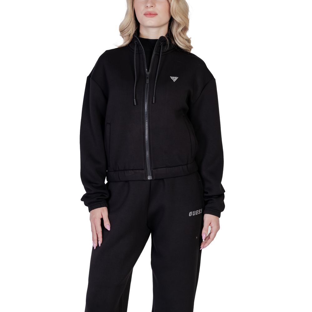 Guess Active schwarzes Viskose-Sweatshirt
