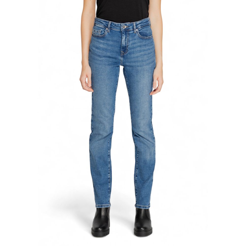 Nur blaue Skinny Jeans aus Baumwolle