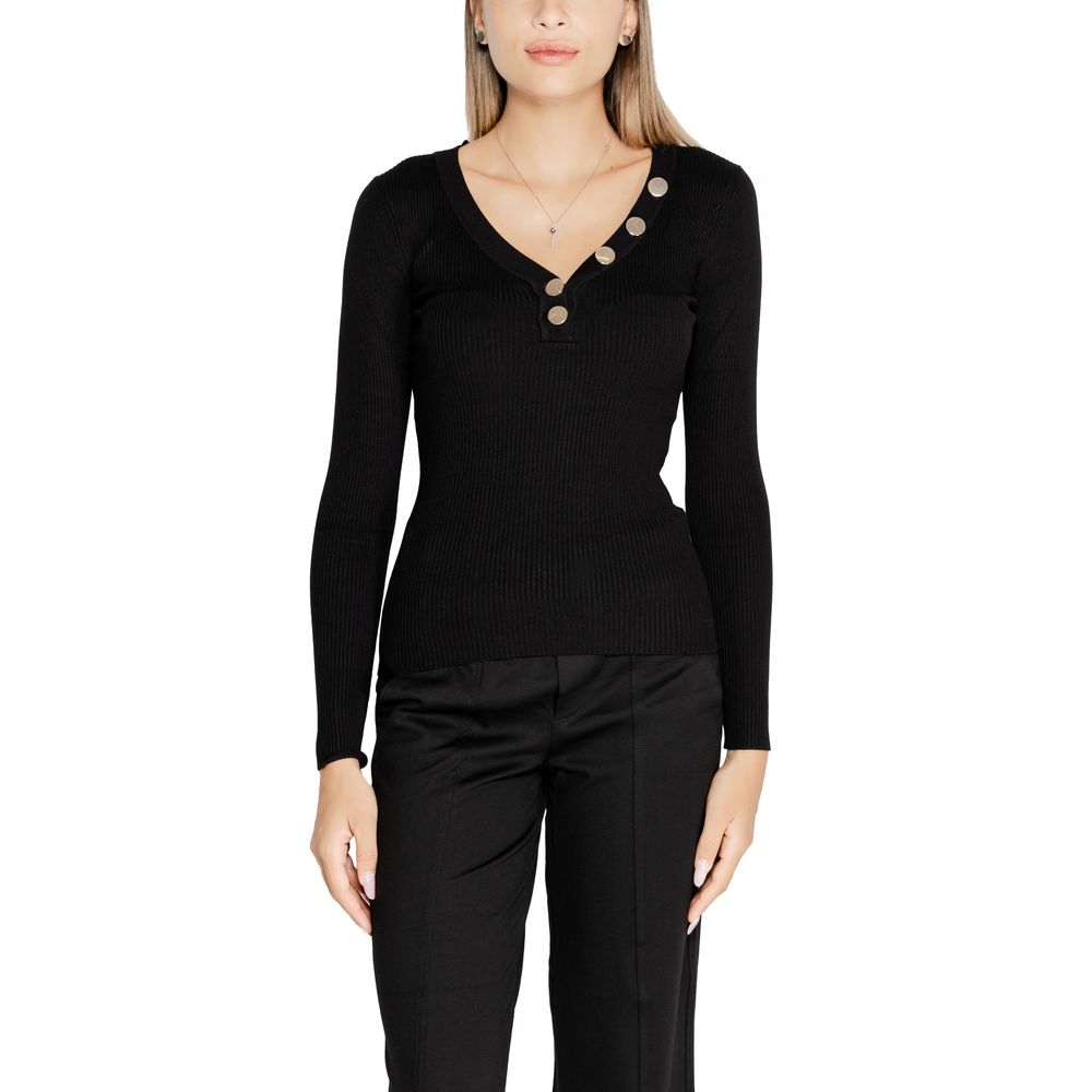 Morgan De Toi Schwarzes Viskose-Sweatshirt