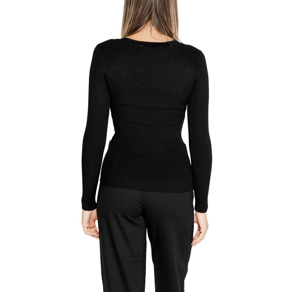 Morgan De Toi Schwarzes Viskose-Sweatshirt