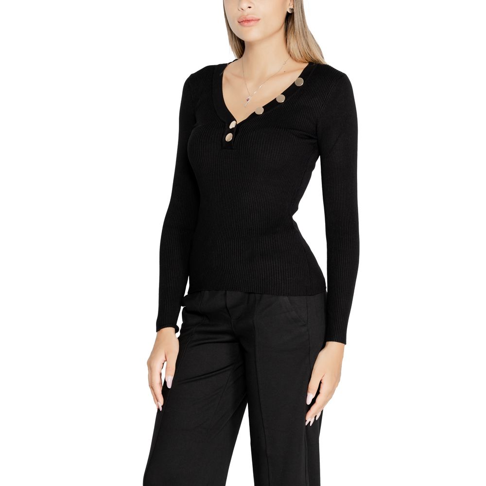 Morgan De Toi Schwarzes Viskose-Sweatshirt
