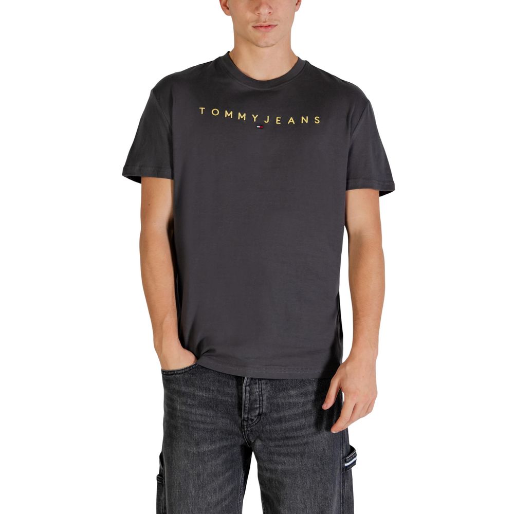 Tommy Hilfiger Jeans Grau T-Shirt aus recycelter Baumwolle
