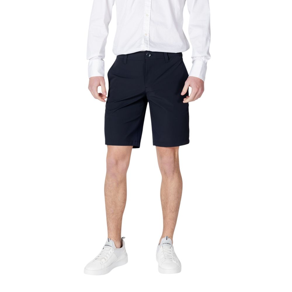 Armani Exchange Blaue Polyamid-Bermudashorts