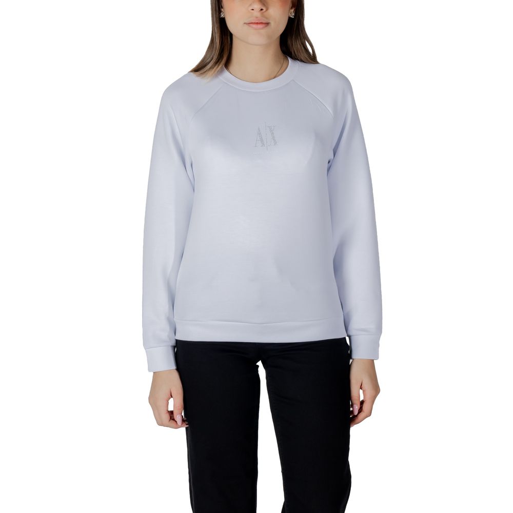 Armani Exchange Weißes Viskose-Sweatshirt