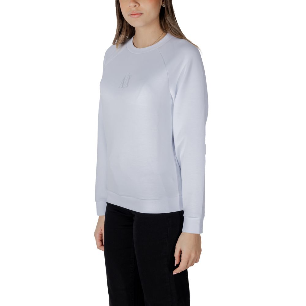 Armani Exchange Weißes Viskose-Sweatshirt