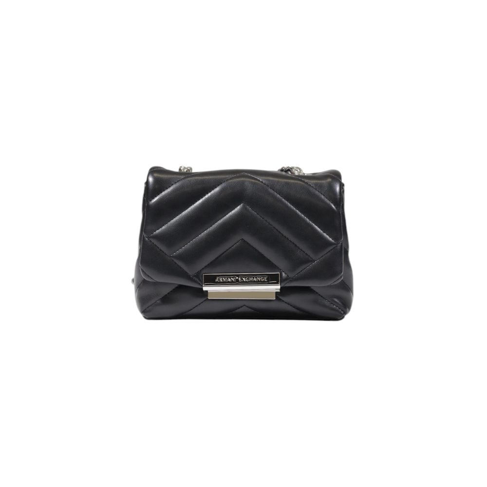 Armani Exchange Schwarze Handtasche aus Polyester