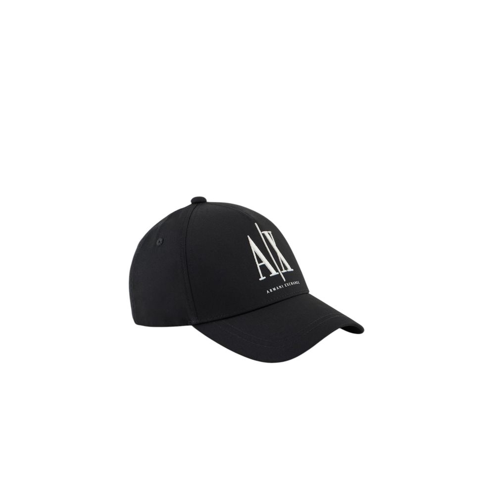 Armani Exchange Schwarze Baumwollkappe (Baseballmütze)