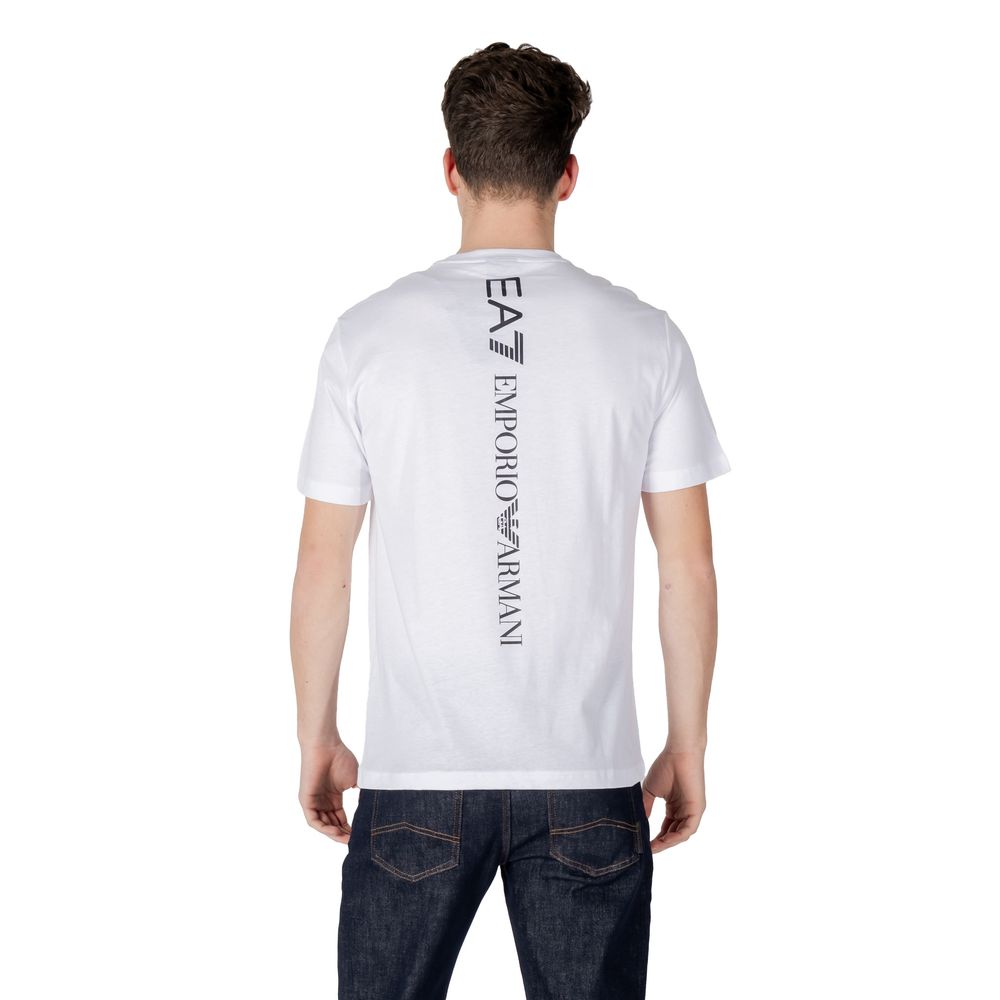 EA7 Emporio Armani Schwarz-weißes Sportswear aus Baumwolle