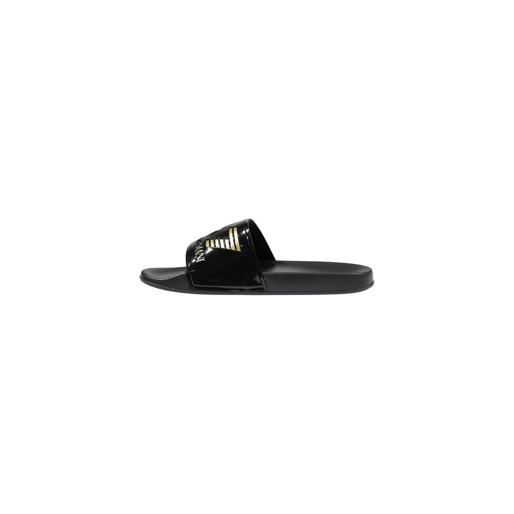 EA7 Emporio Armani Bicolor Pantoletten aus PVC