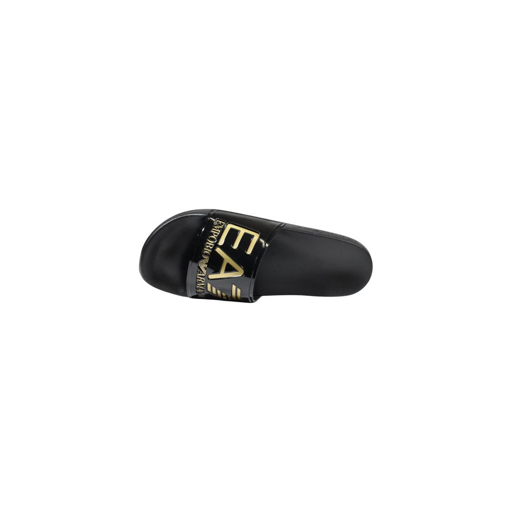 EA7 Emporio Armani Bicolor Pantoletten aus PVC