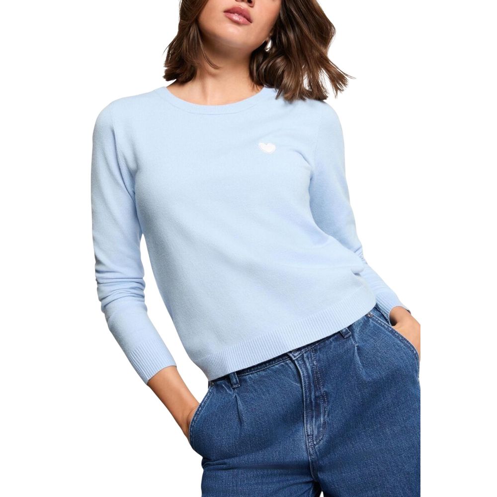 Morgan De Toi Blaues Viskose-Sweatshirt