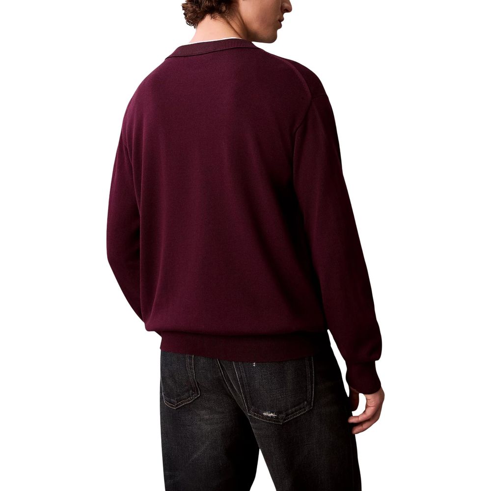 Calvin Klein Jeans Lila Baumwoll-Sweatshirt