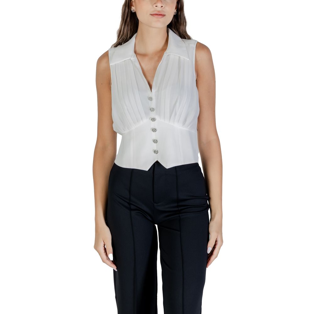 Morgan De Toi Weiße Polyester-Bluse