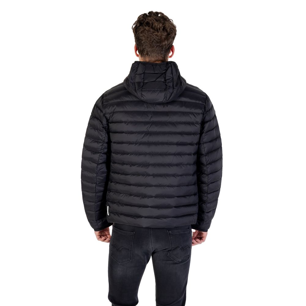 Armani Exchange Schwarze Jacke aus Polyamid-Oberstoff