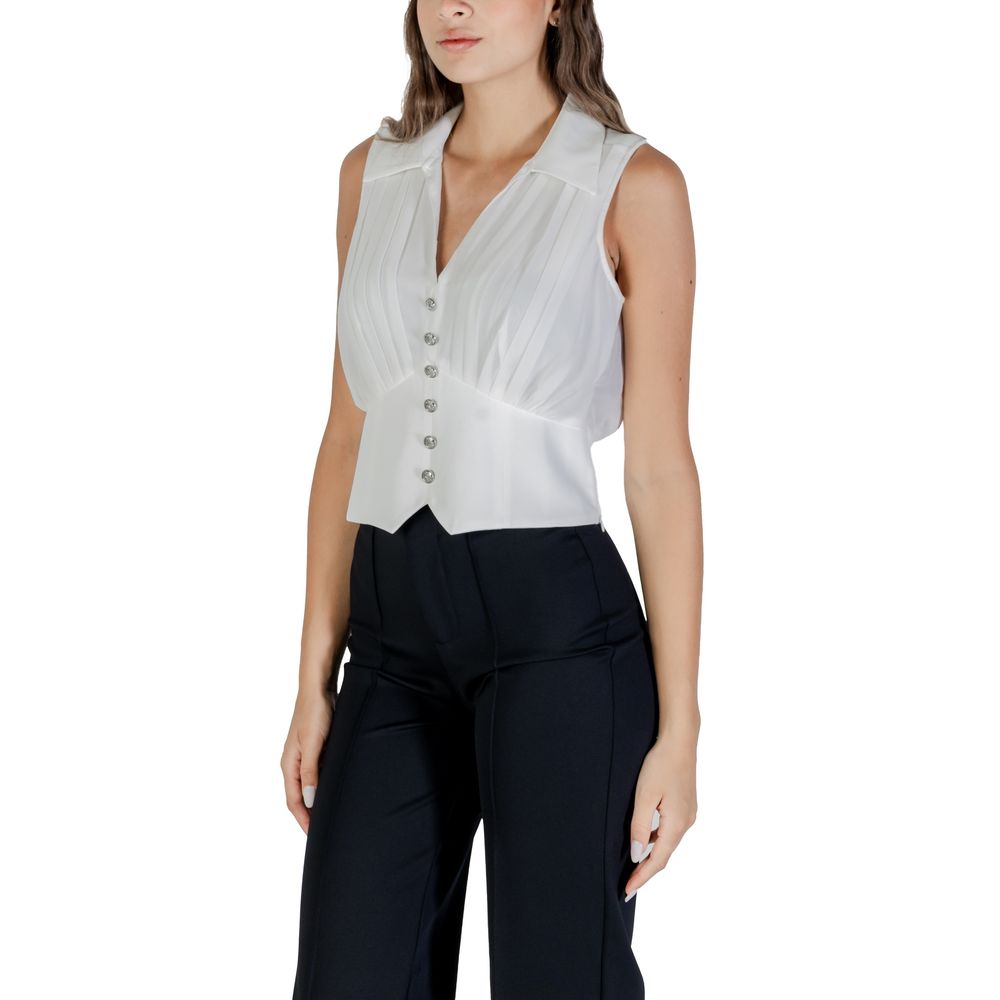 Morgan De Toi Weiße Polyester-Bluse