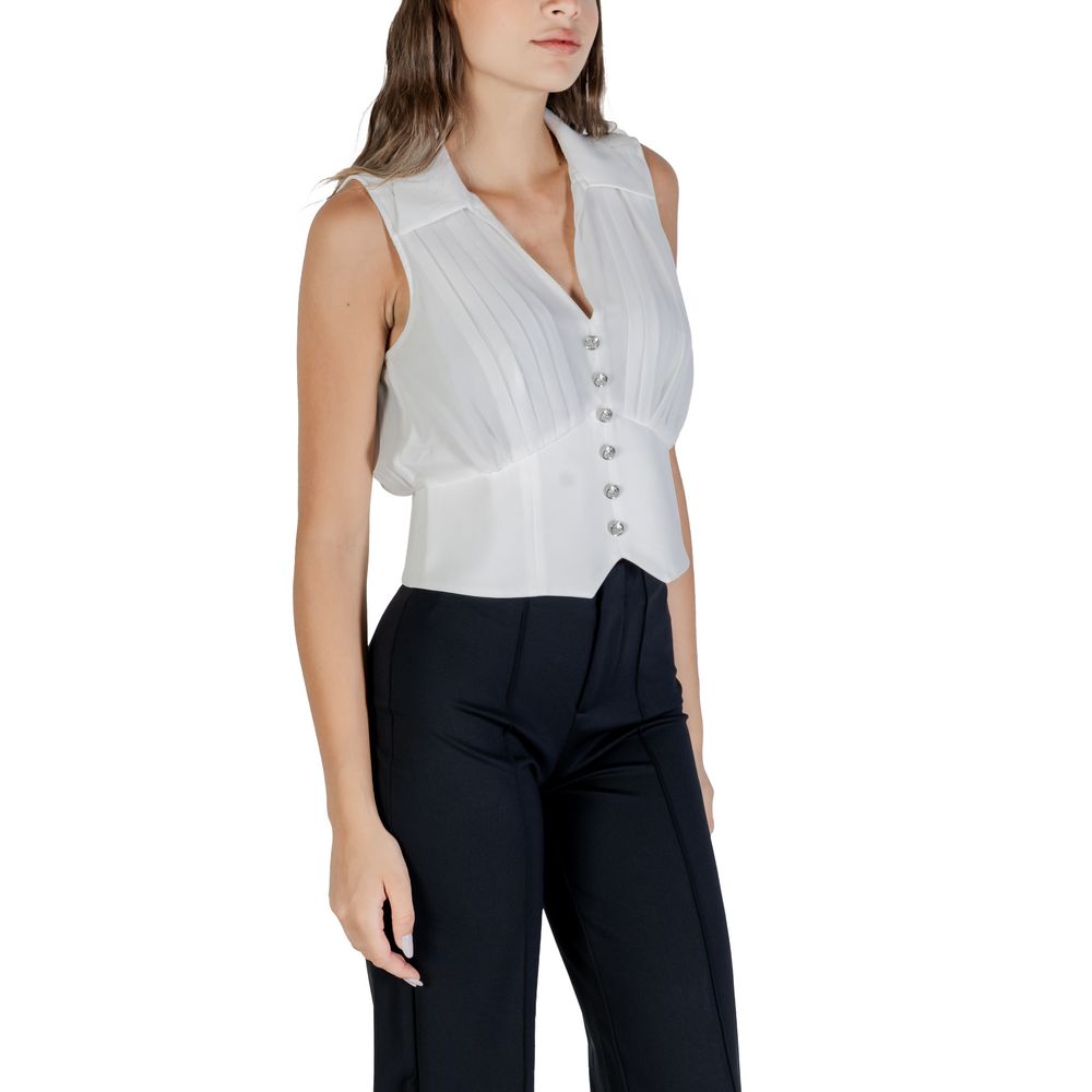 Morgan De Toi Weiße Polyester-Bluse