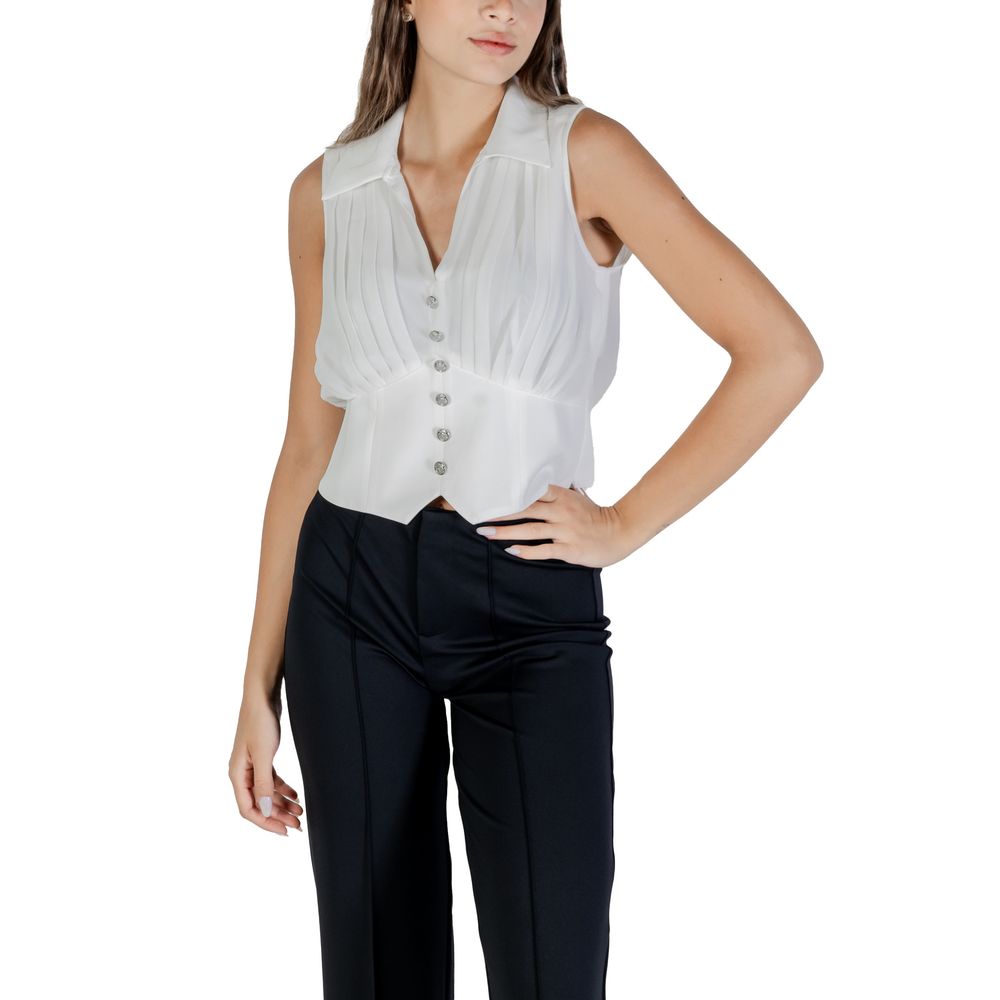 Morgan De Toi Weiße Polyester-Bluse