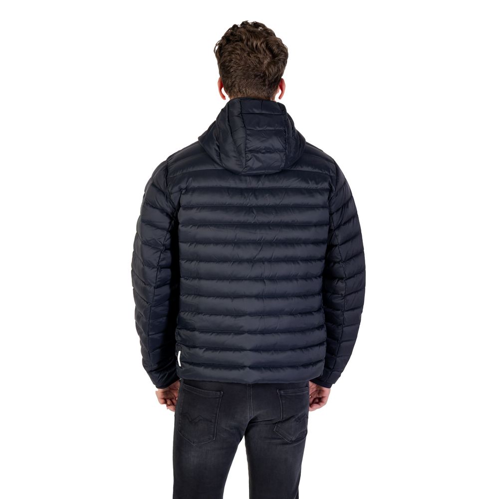 Armani Exchange Blaue Polyamid-Shelljacke
