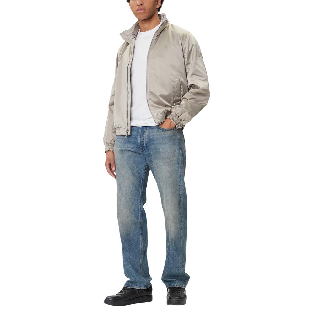 Calvin Klein Jeans Bomber aus recyceltem Polyester in Beige
