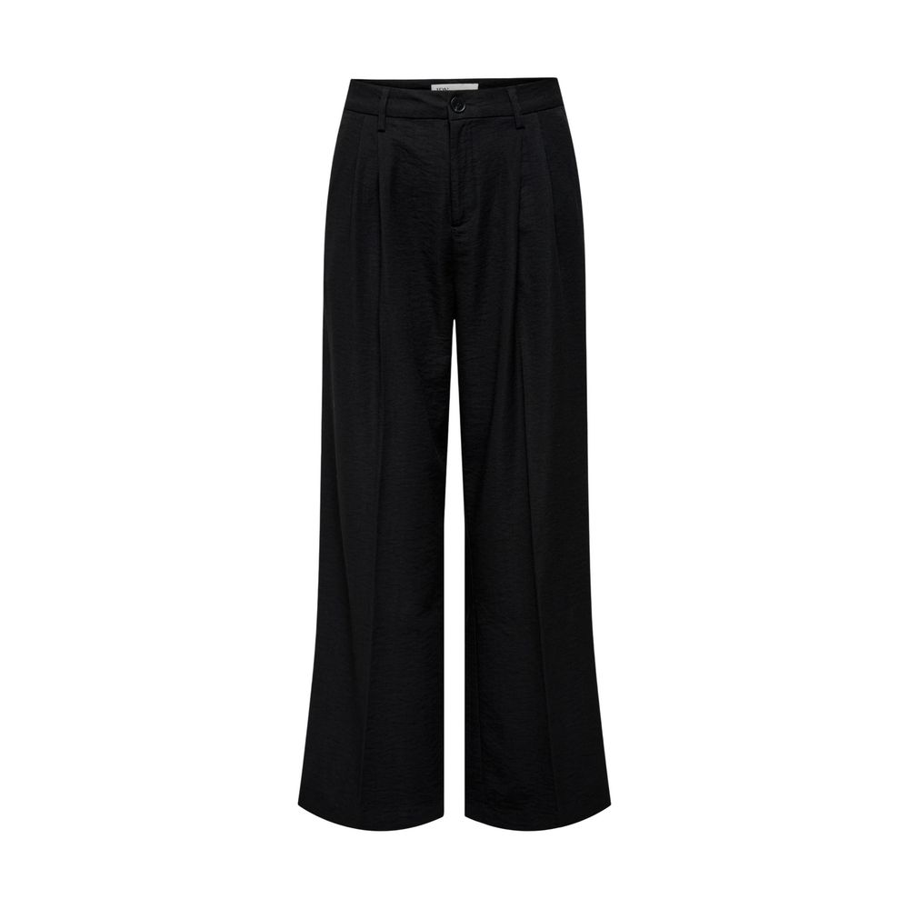 Jacqueline De Yong Schwarze Viskose Freizeithose