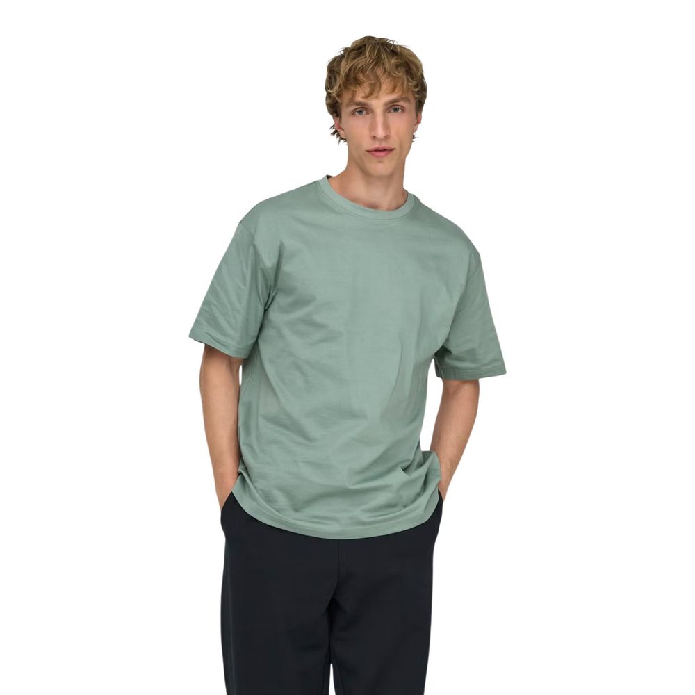 Only & Sons Bicolor T-Shirt aus Bio-Baumwolle