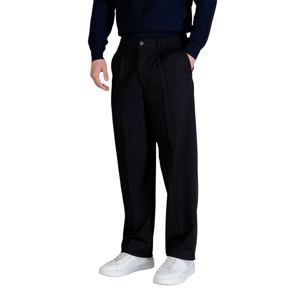 Only & Sons Schwarze lässige Hose aus recyceltem Polyester