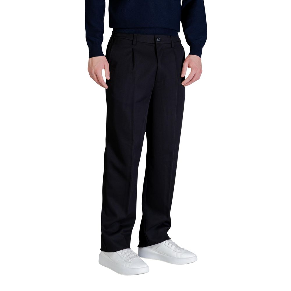 Only & Sons Schwarze lässige Hose aus recyceltem Polyester